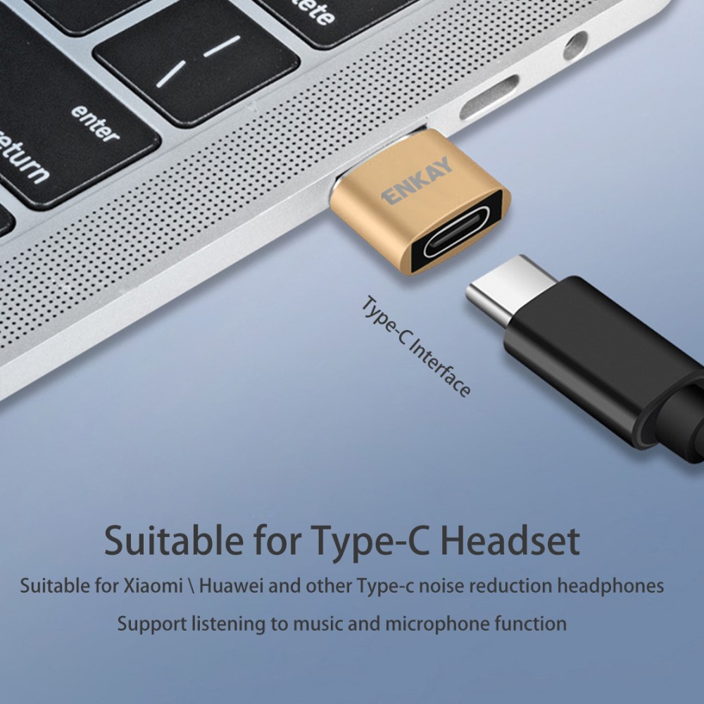 ENKAY ENKAY USB-A Till USB-C Adapter Svart