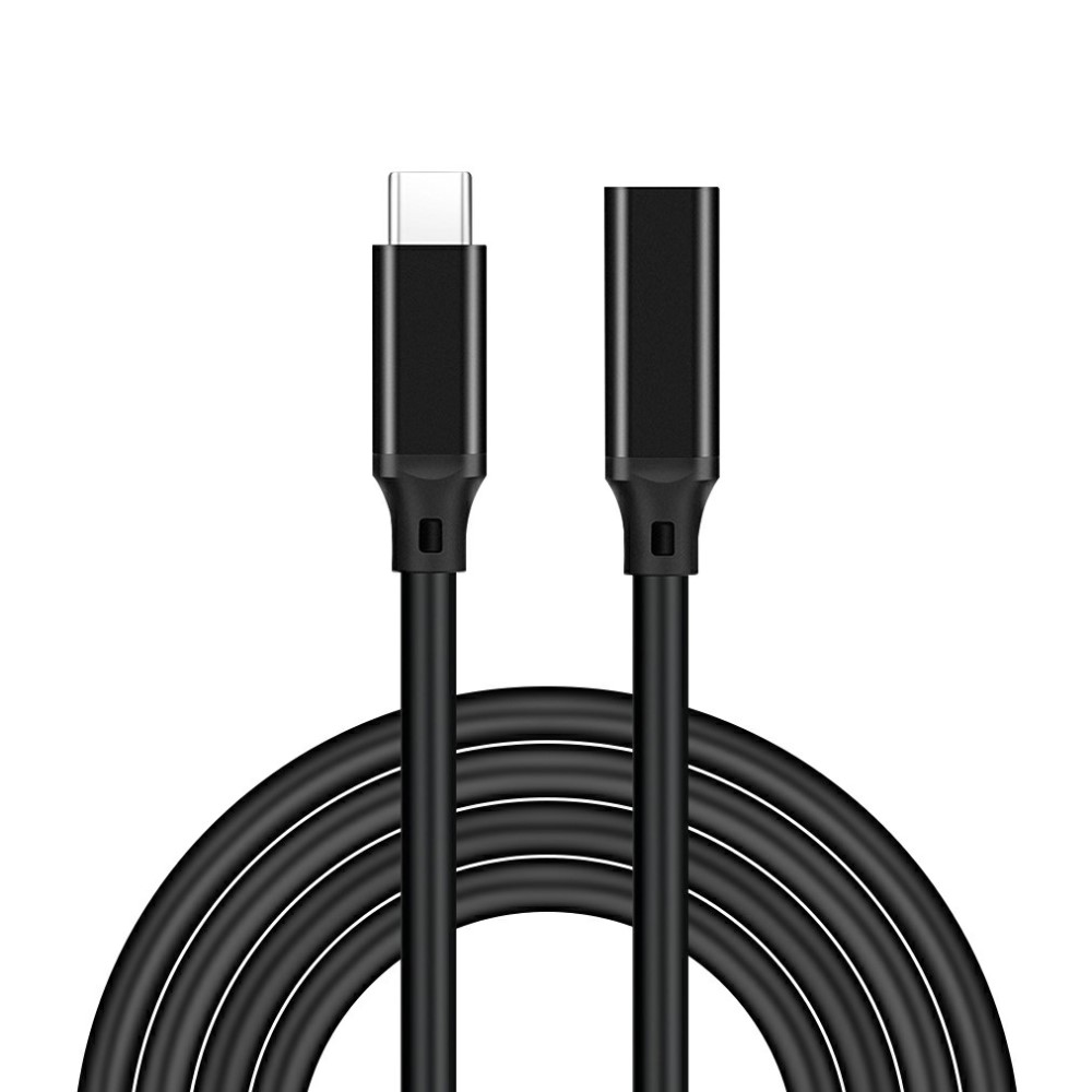  3m USB-C Förlängningskabel PD 100W 5A Kabel Svart