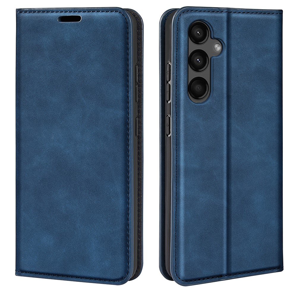  Samsung Galaxy A15 5G Fodral Flip Skin Touch Blå