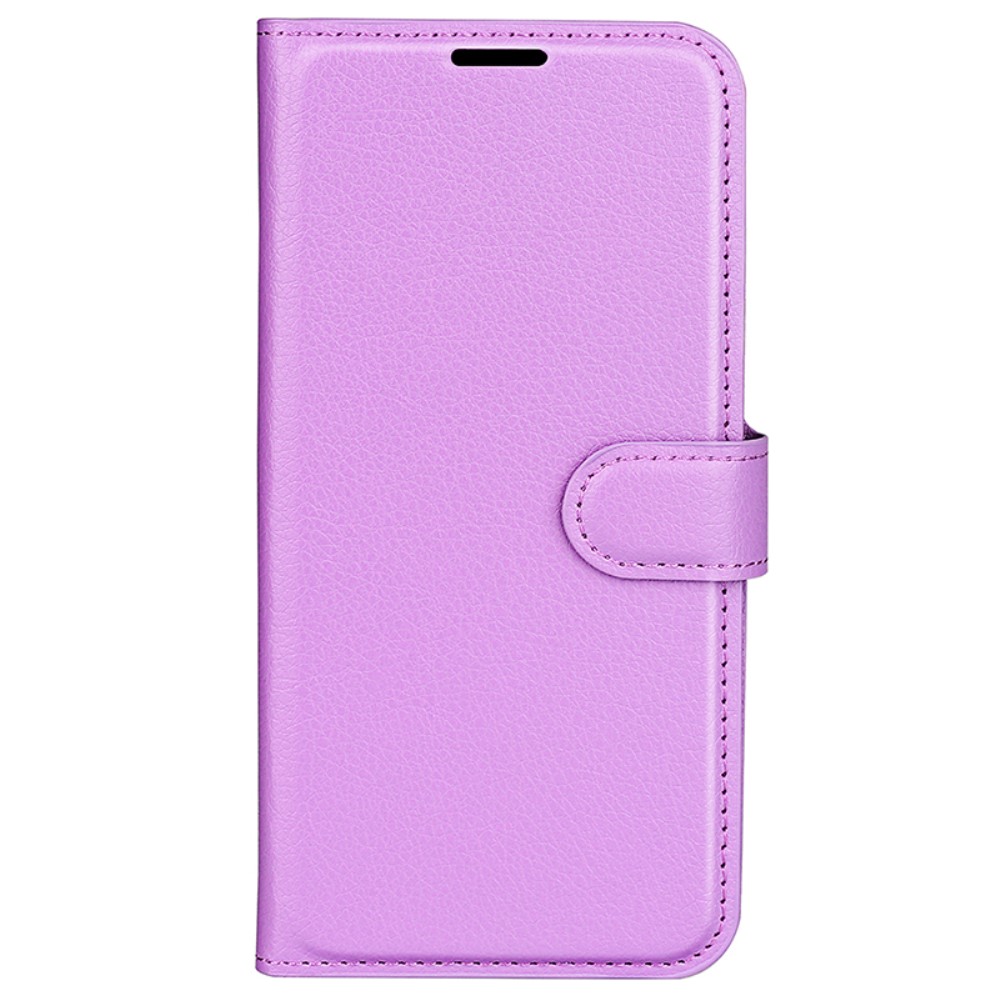  Samsung Galaxy A15 5G Fodral Litchi Läder Lila