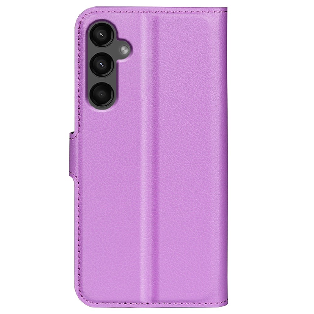  Samsung Galaxy A15 5G Fodral Litchi Läder Lila