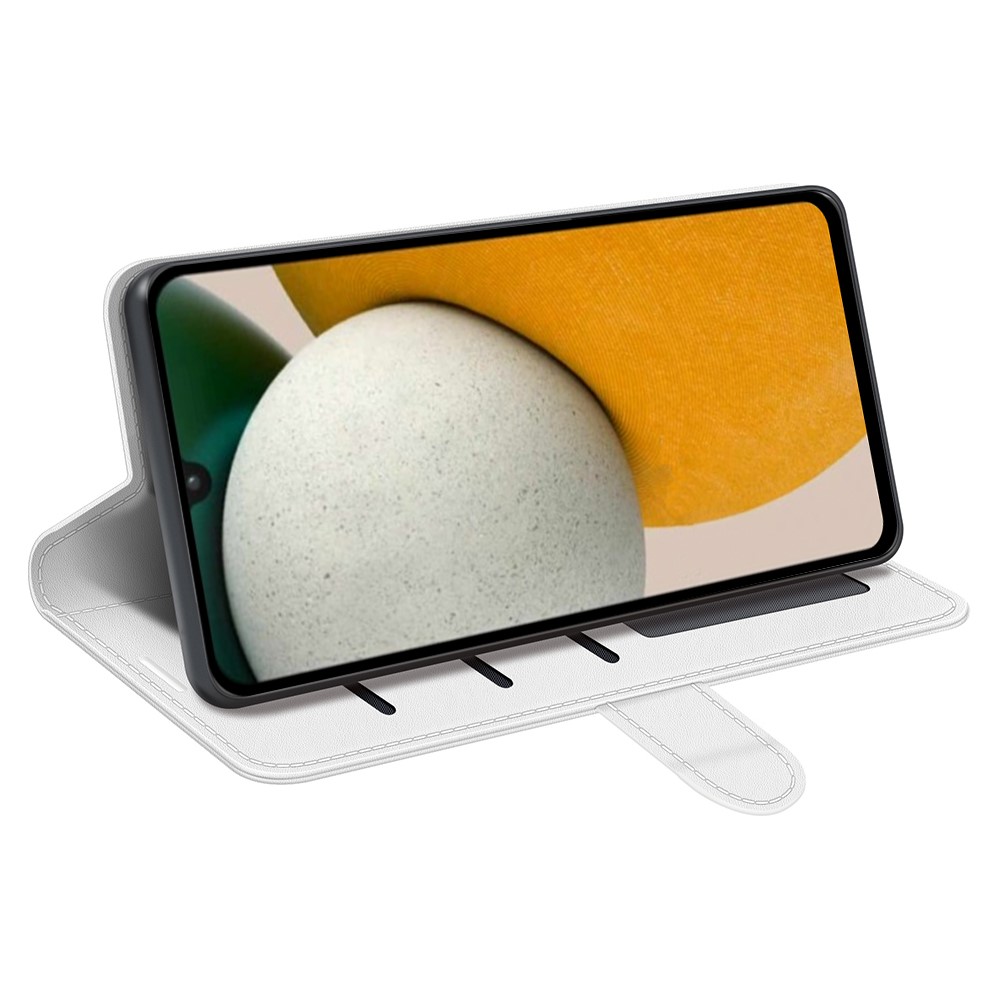  Samsung Galaxy A15 5G Fodral Läder Vit