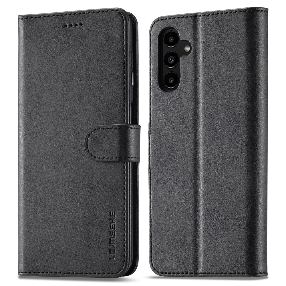 LC.IMEEKE LC.IMEEKE Galaxy A15 4G/5G Fodral Läder Svart