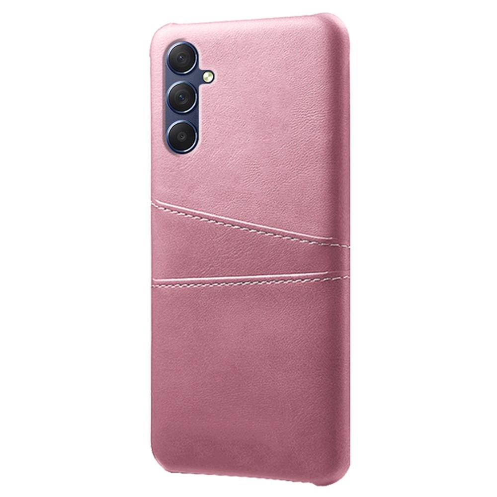  Samsung Galaxy A15 5G Skal Läderbelagt Med Kortfack Roséguld
