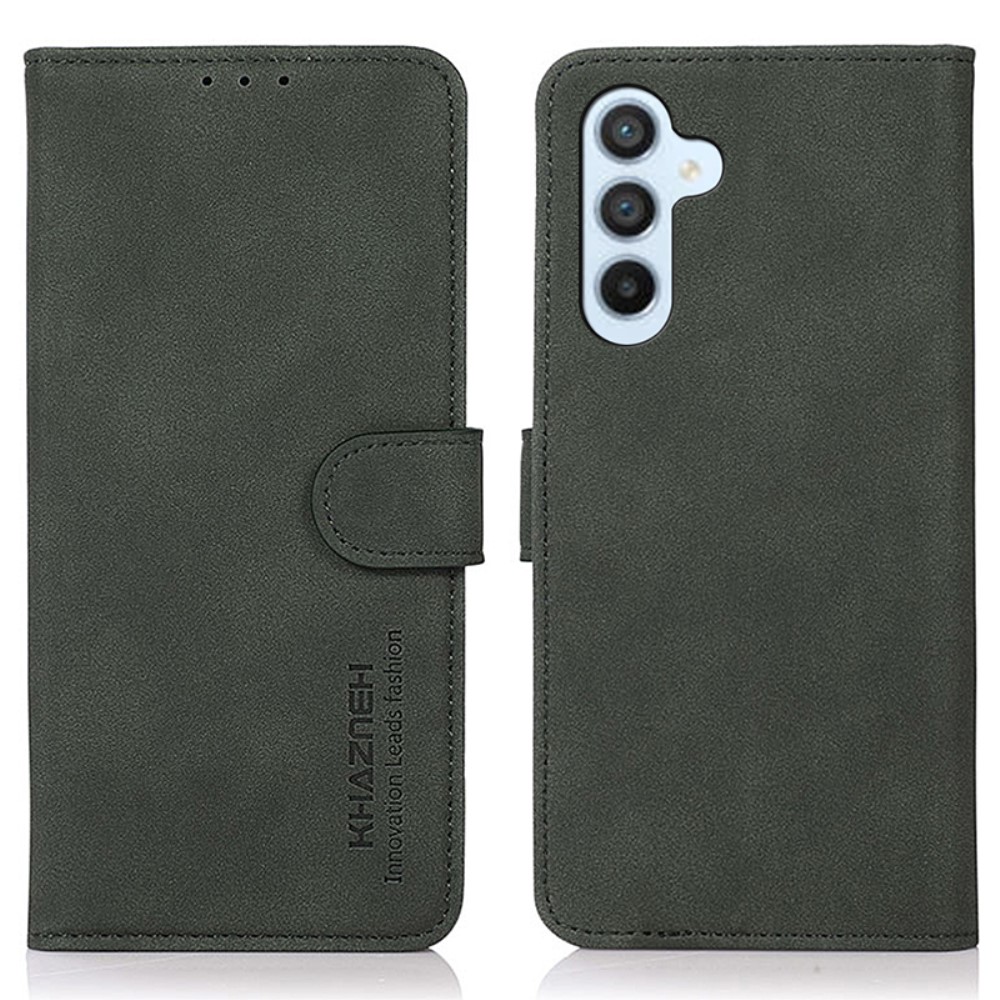 KHAZNEH KHAZNEH Galaxy A35 5G Fodral Matt Läder Grön