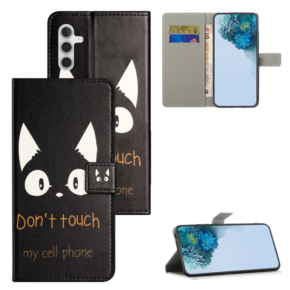  Samsung Galaxy A35 5G Fodral Med Tryck Dont Touch Katt