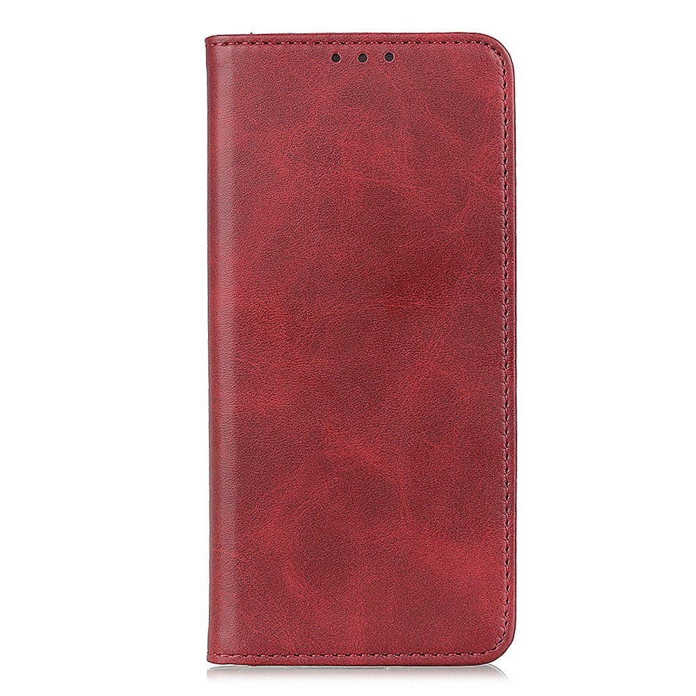  Samsung Galaxy A35 5G Fodral Split Läder Röd