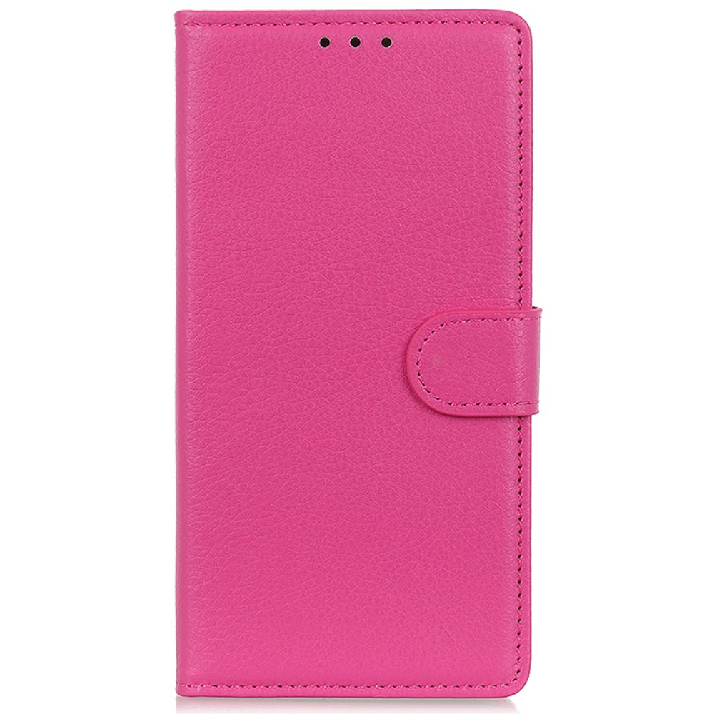  Samsung Galaxy A35 5G Fodral Litchi Läder Rosa