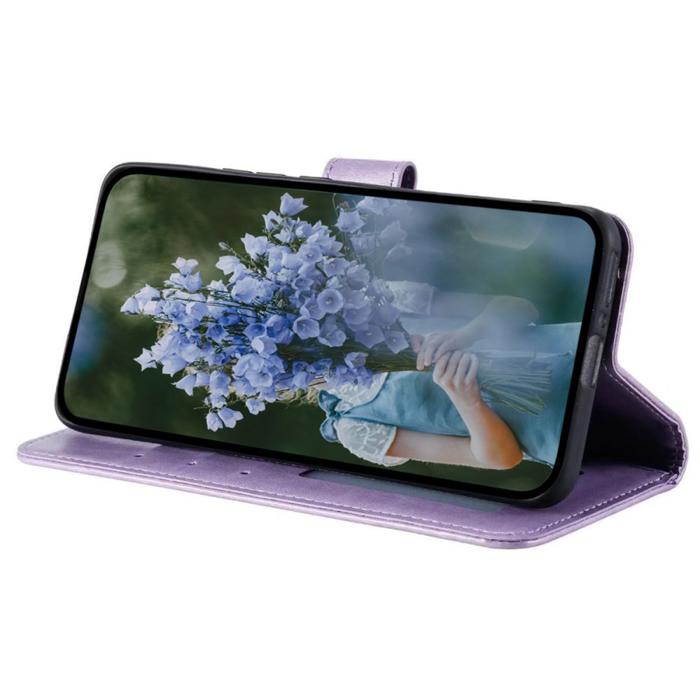  Samsung Galaxy A35 5G Fodral Mandala Läder Lila