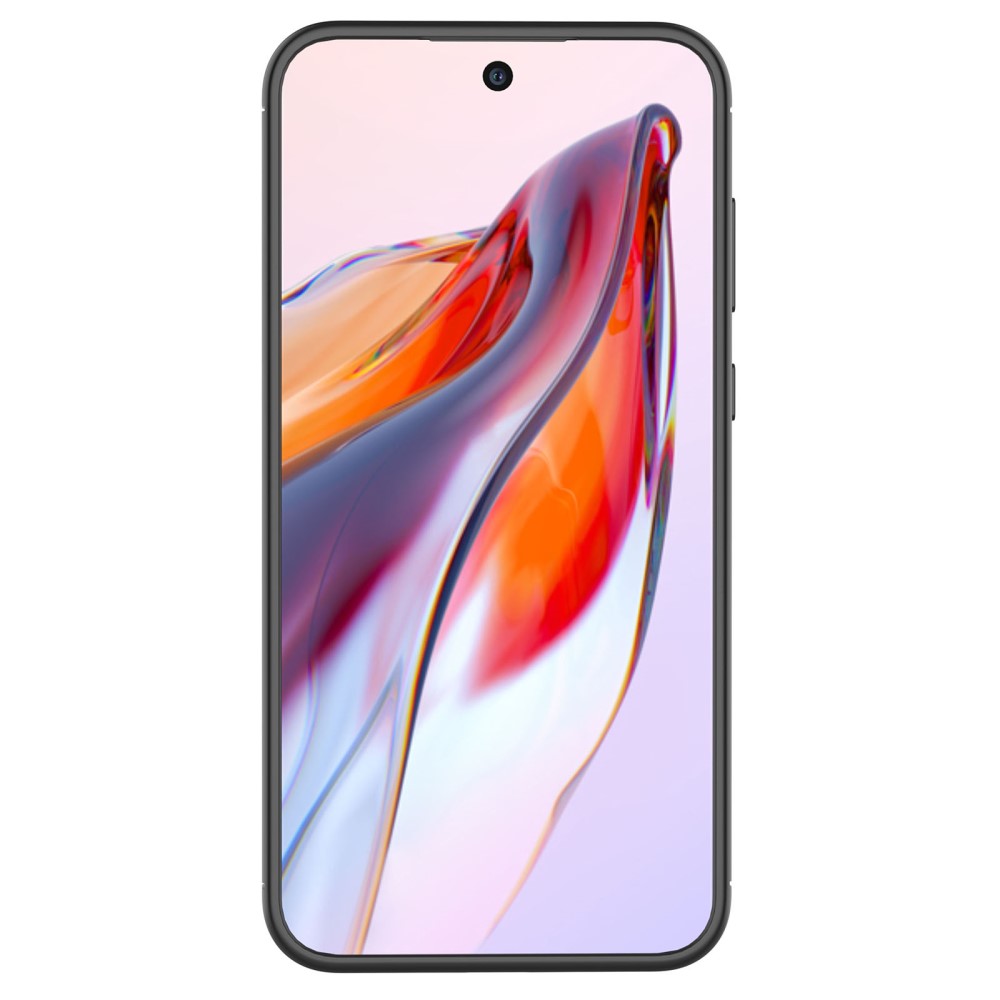  Samsung Galaxy A35 5G Skal Litchi Textur Svart