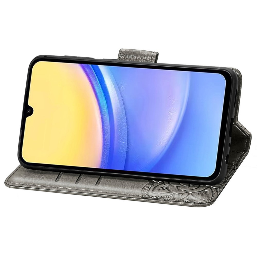  Samsung Galaxy A15 5G Fodral Big Butterfly Grå