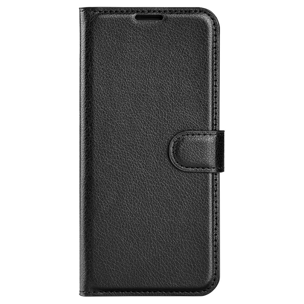  Samsung Galaxy A35 5G Fodral Läder Litchi Svart