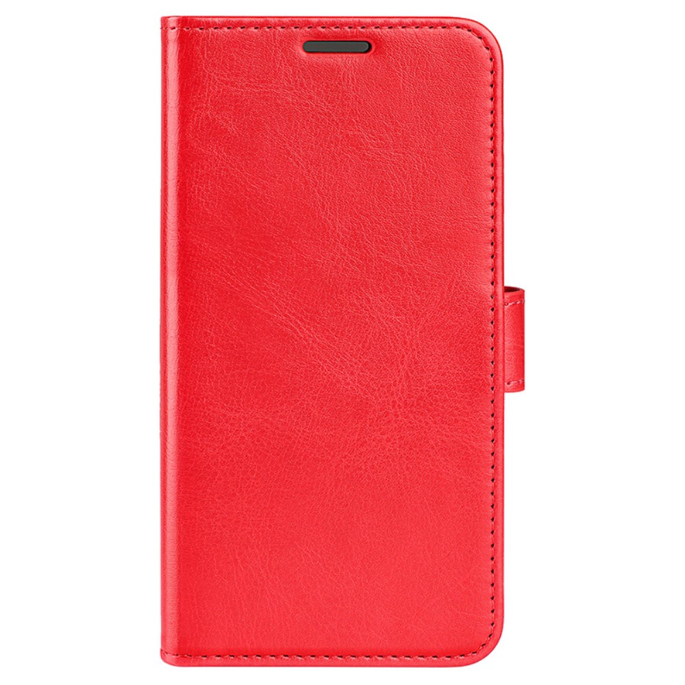  Samsung Galaxy A35 5G Fodral Crazy Horse Läder Röd
