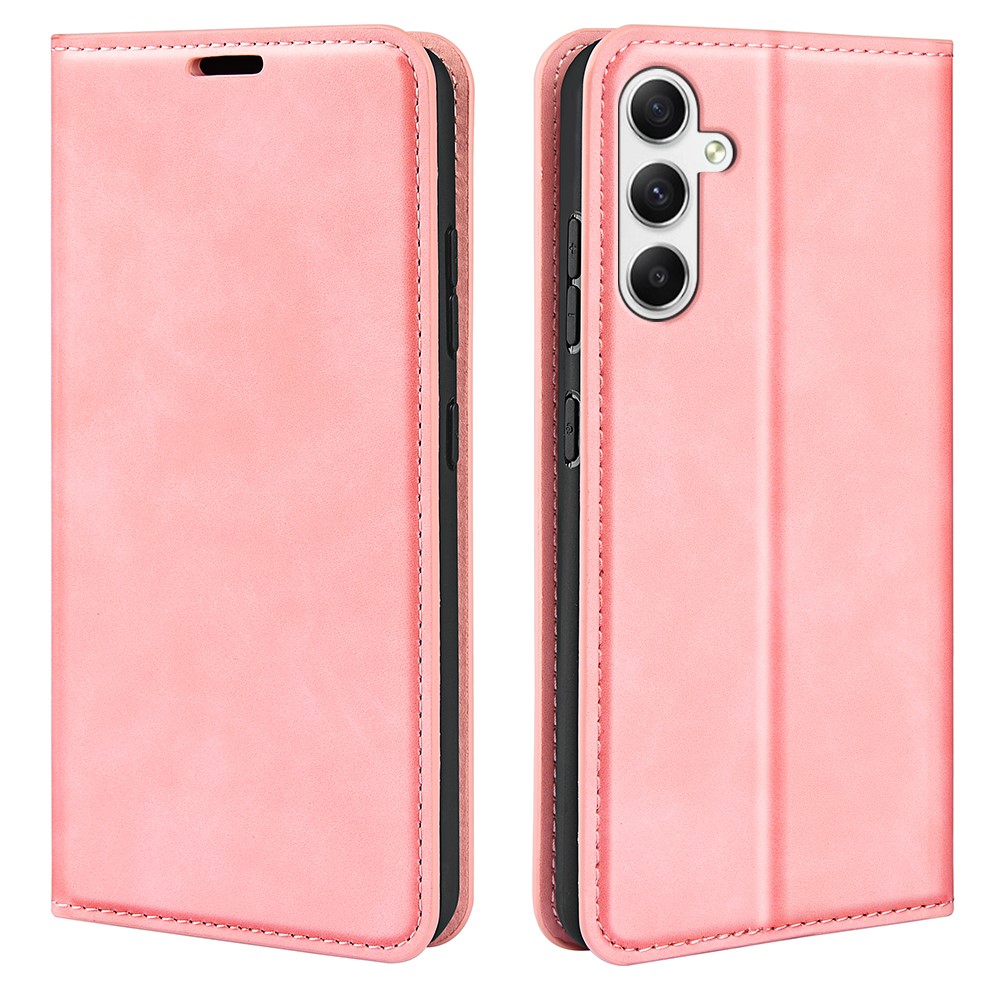  Samsung Galaxy A35 5G Fodral Flip Skin Touch Rosa