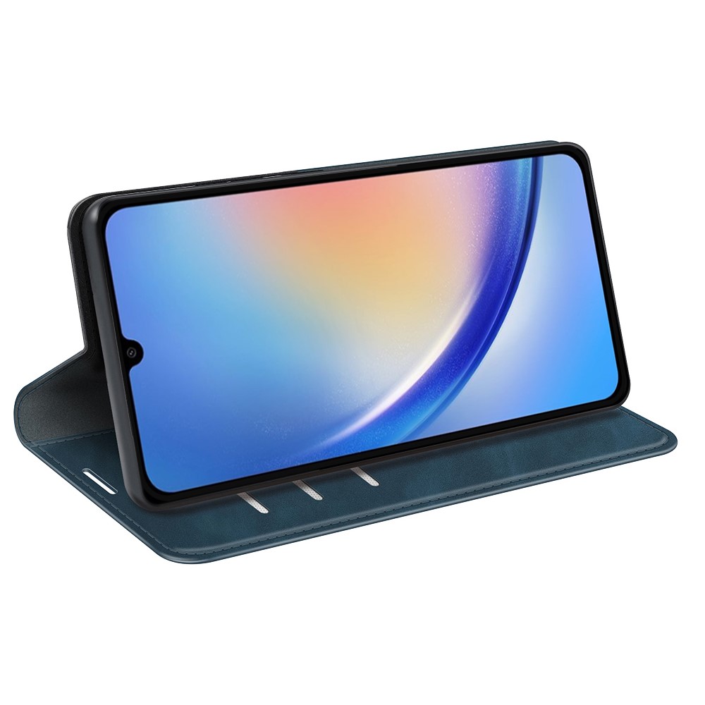  Samsung Galaxy A35 5G Fodral Flip Skin Touch Blå