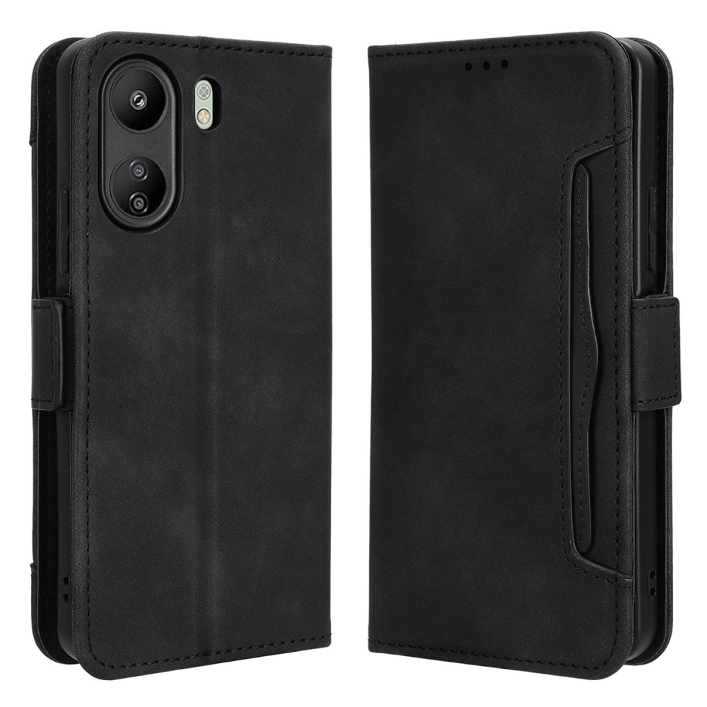  Xiaomi Redmi 13C 4G Fodral Med Avtagbart Kortfodral Svart