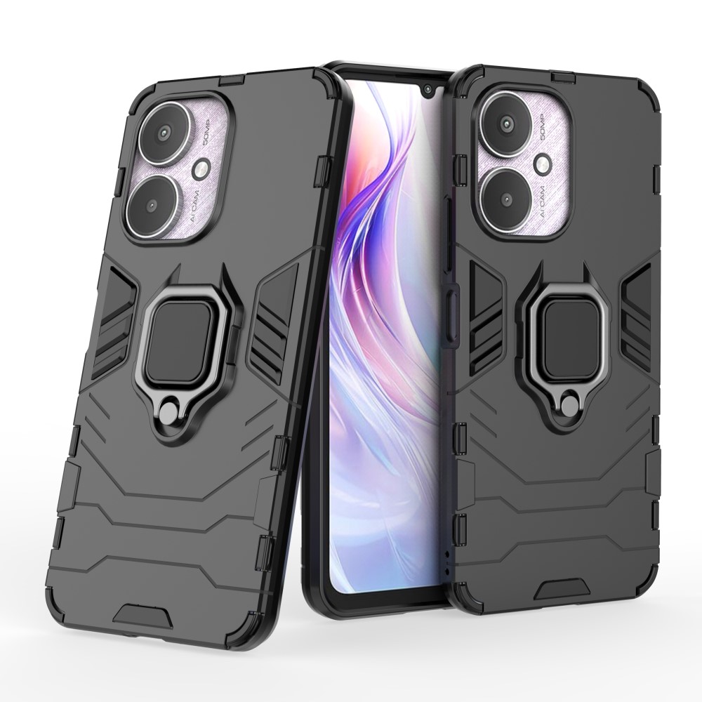  Xiaomi Redmi 13C 4G Skal Armor Hybrid Kickstand Svart