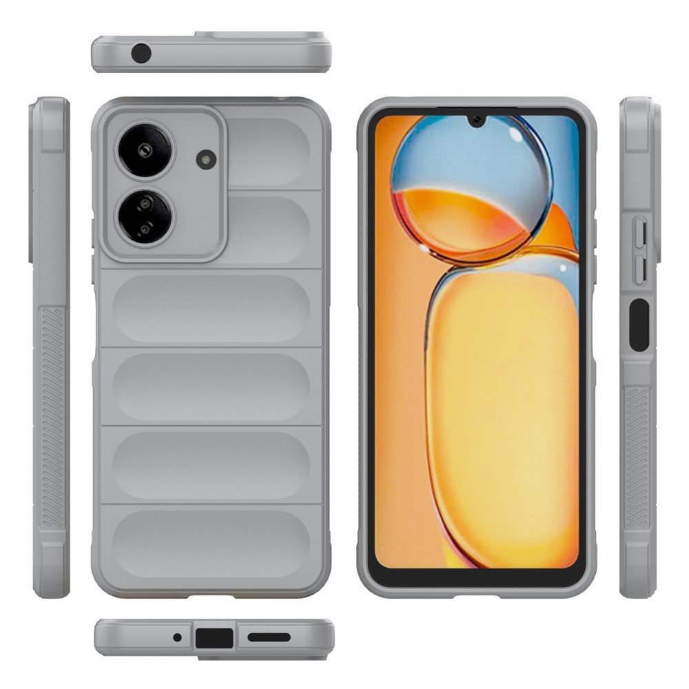  Xiaomi Redmi 13C 4G Skal Magic Shield Ljus Grå