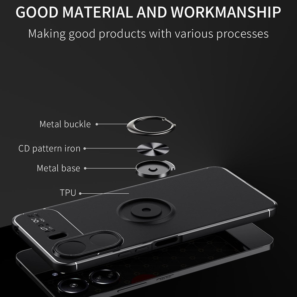 Xiaomi Redmi 13C 4G Skal Ring Svart/Blå