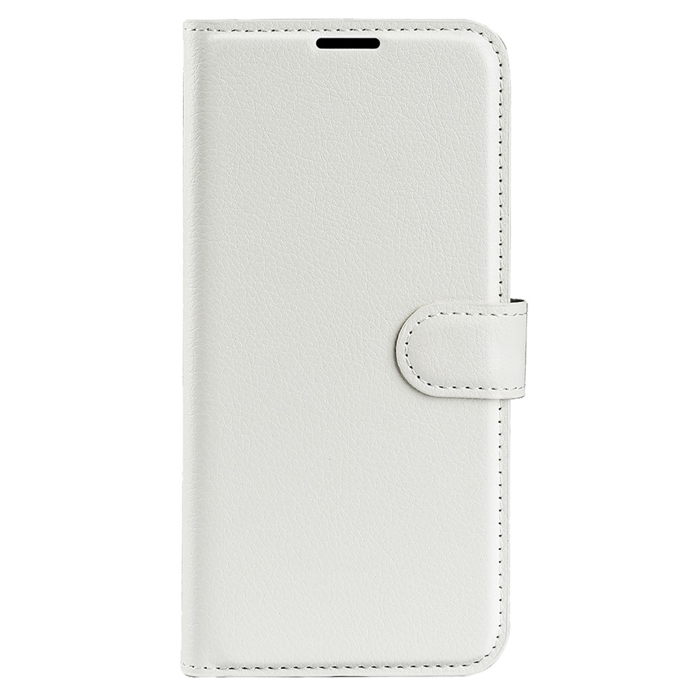  Xiaomi Redmi 13C 4G Fodral Litchi Läder Vit