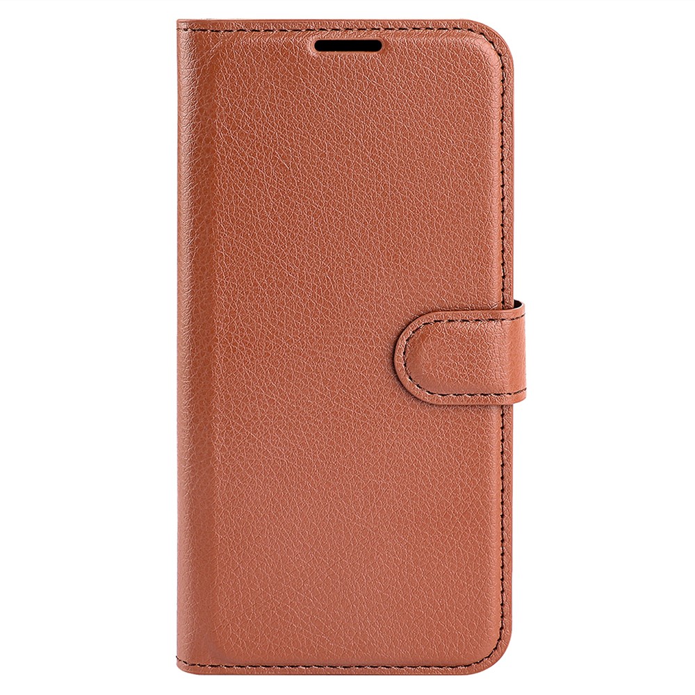  Xiaomi Redmi 13C 4G Fodral Litchi Läder Brun
