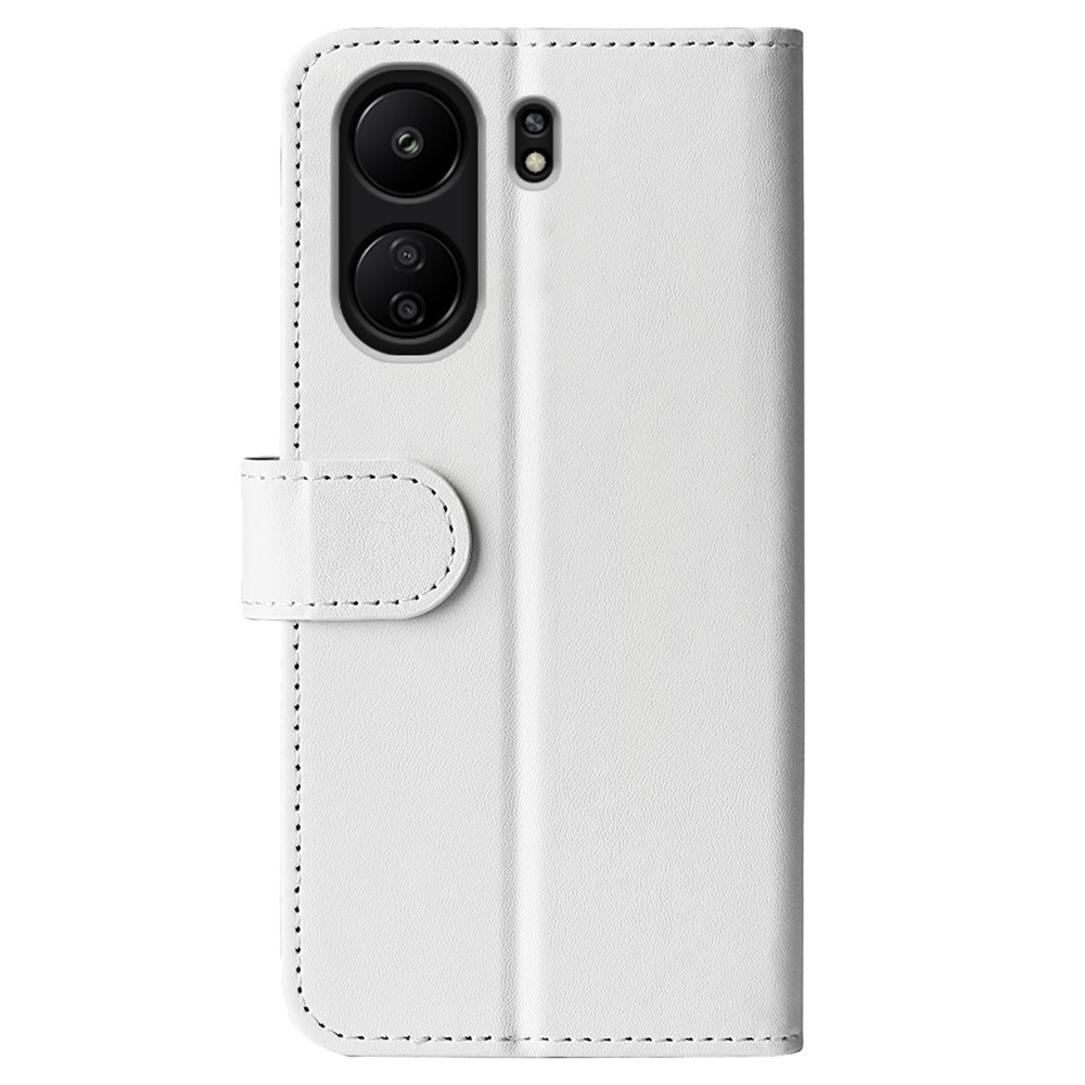  Xiaomi Redmi 13C 4G Fodral Crazy Horse Läder Vit