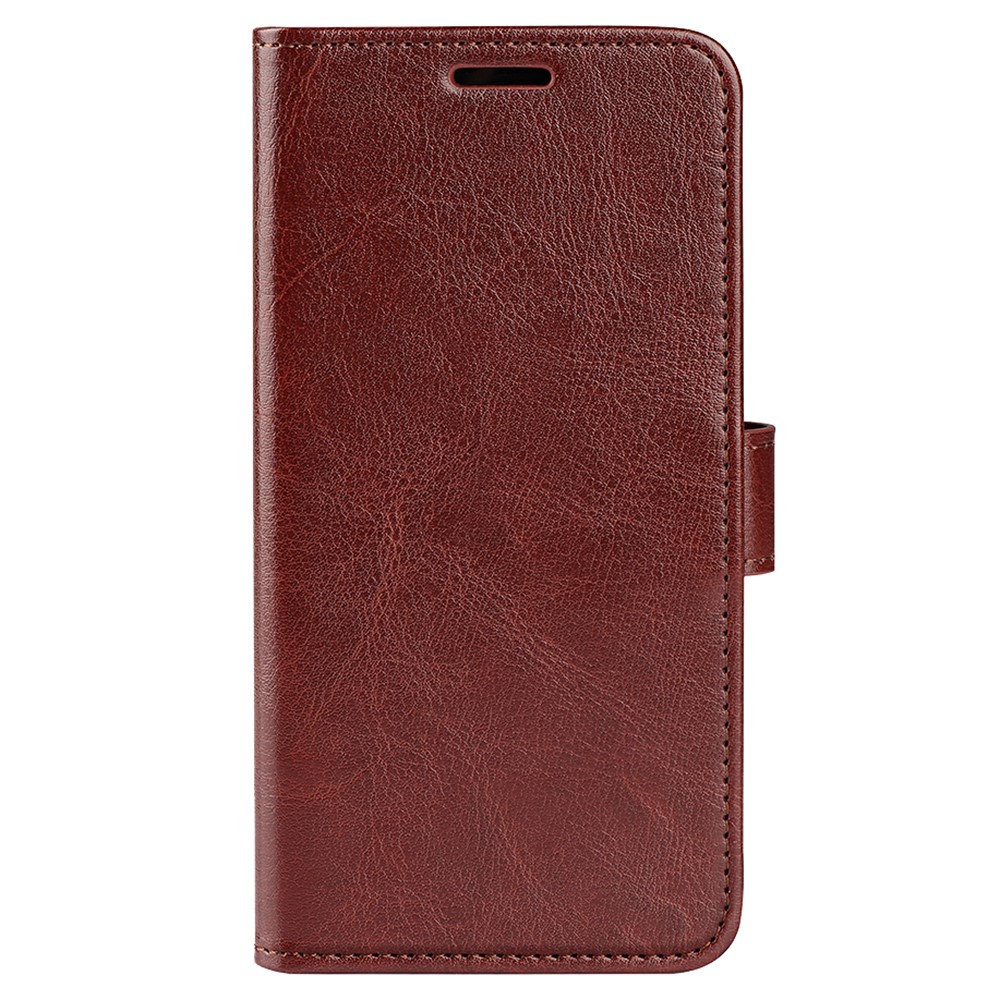  Xiaomi Redmi 13C 4G Fodral Crazy Horse Läder Brun