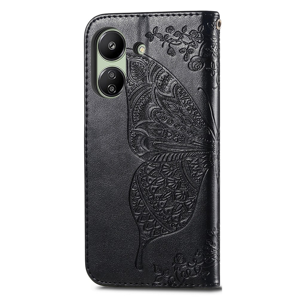  Xiaomi Redmi 13C 4G Fodral Big Butterfly Svart