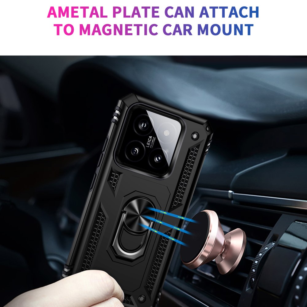  Xiaomi 14 Skal Ring Hybrid Armor Svart