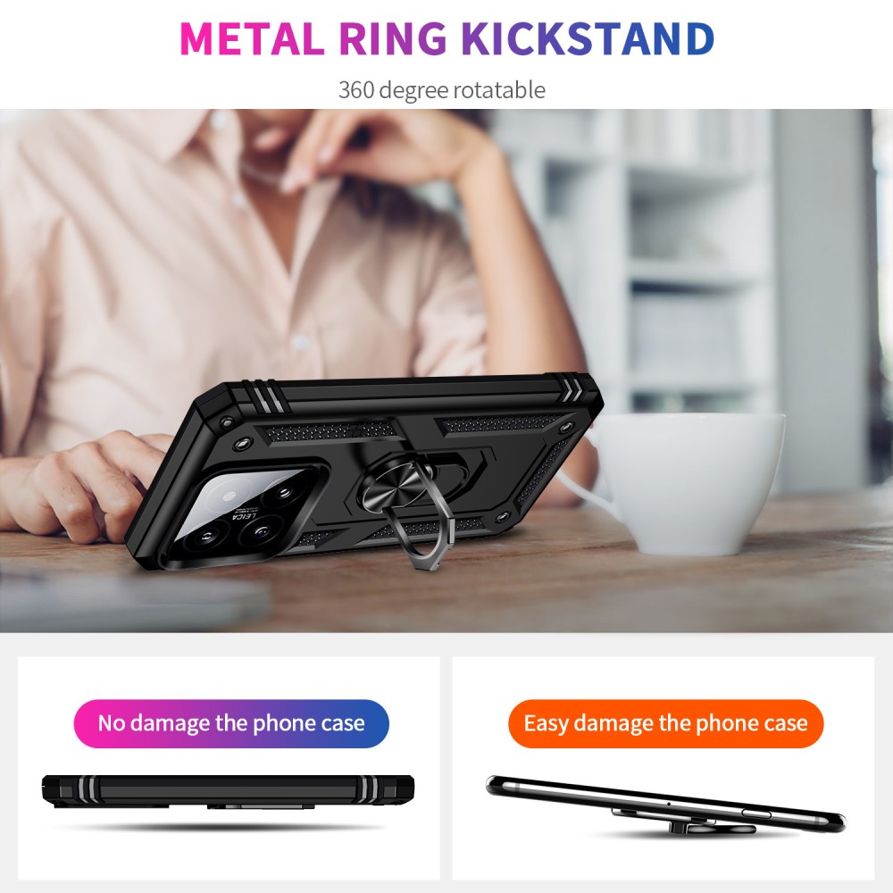  Xiaomi 14 Skal Ring Hybrid Armor Svart