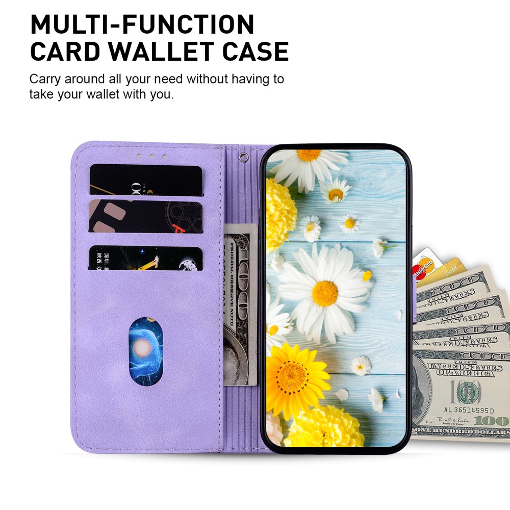  Xiaomi 14 Fodral Blommigt Tryck Lila