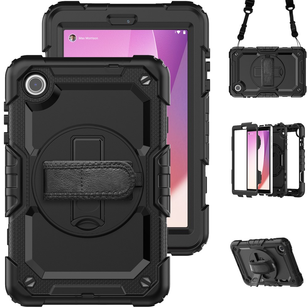  Lenovo Tab M8 (Gen 4) Skal Solid360 Svart