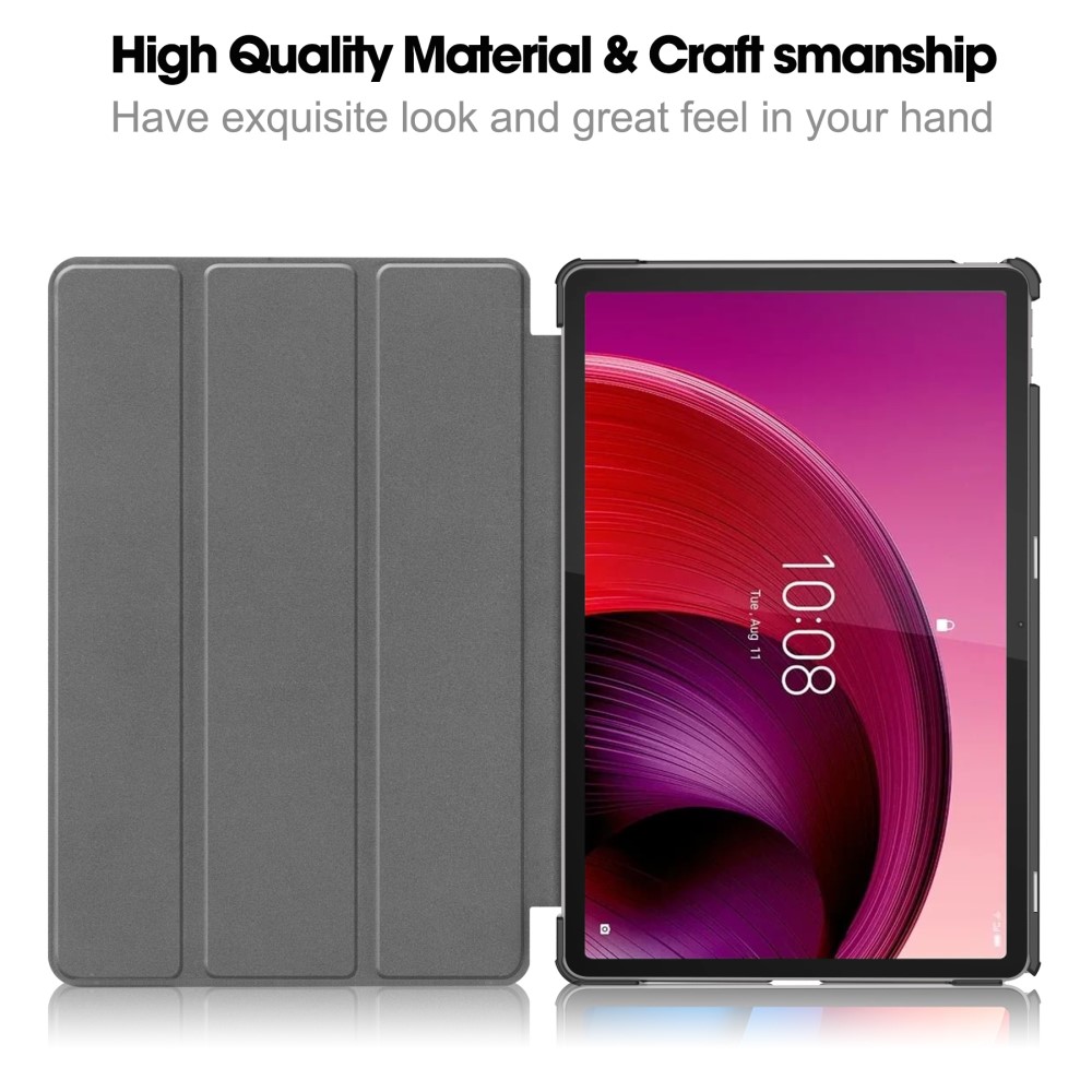  Lenovo Tab M11 Fodral Tri-Fold Läder Mörk Blå
