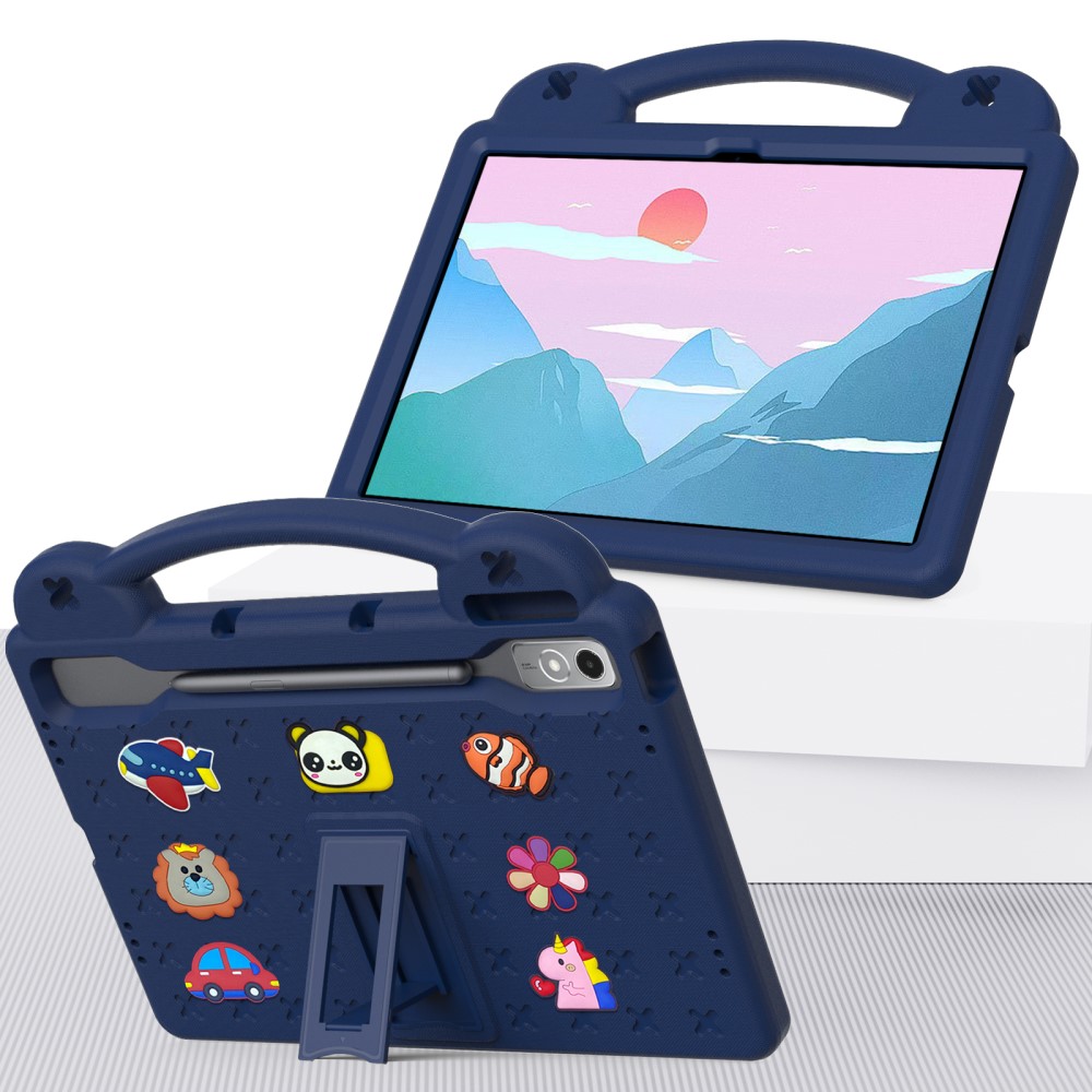  Lenovo Tab P12 Skal EVA För Barn Mörk Blå