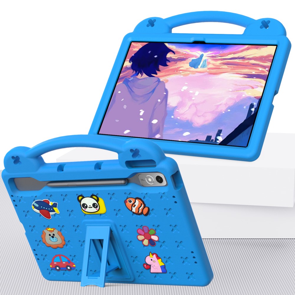  Lenovo Tab P12 Skal EVA För Barn Ljus Blå