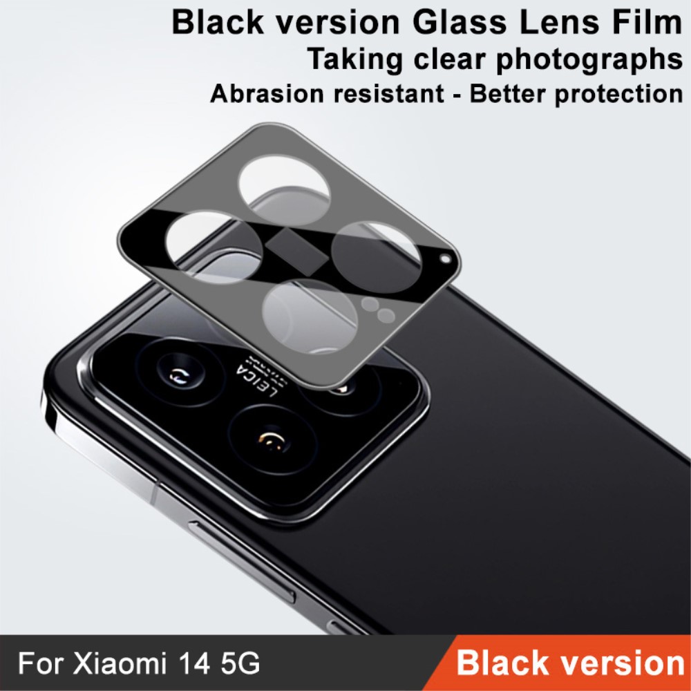 IMAK IMAK Xiaomi 14 Linsskydd Härdat Glas Svart