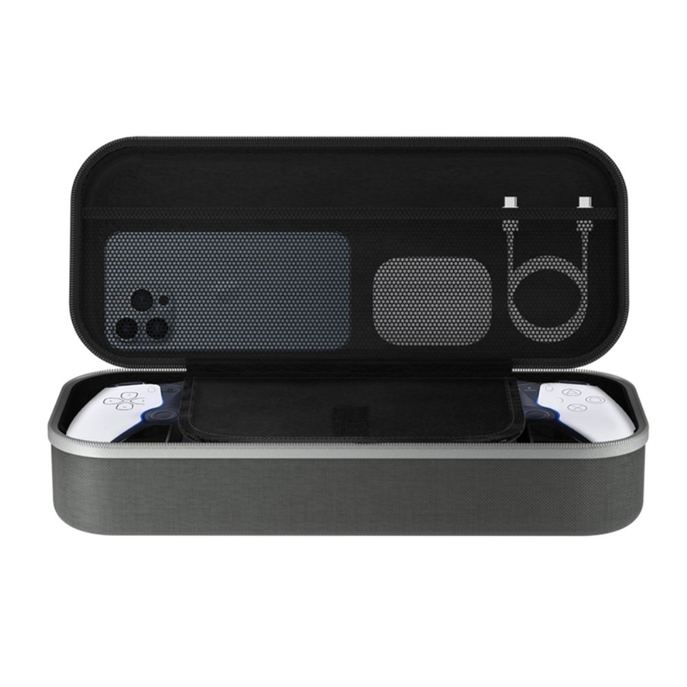 AOLION AOLION Sony PlayStation Portal Skyddsfodral Reseväska Grå
