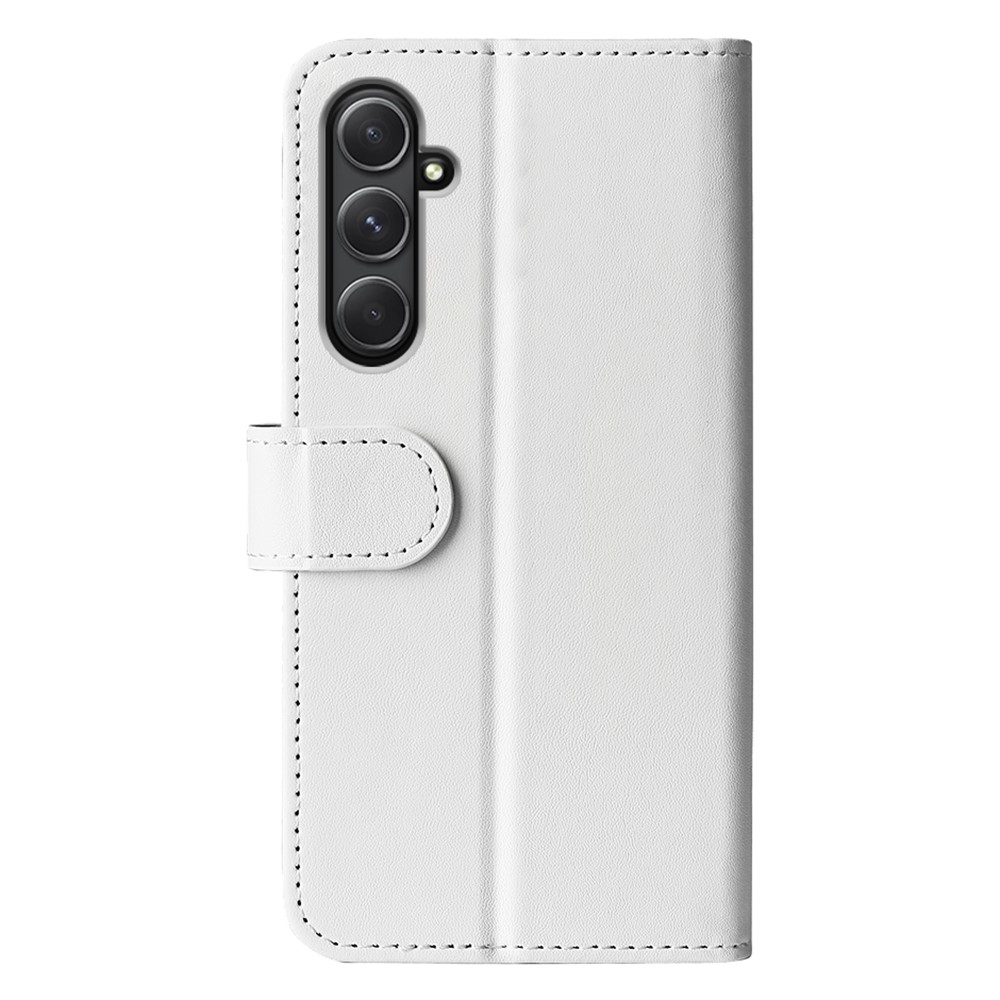  Samsung Galaxy A55 5G Fodral Crazy Horse Läder Vit