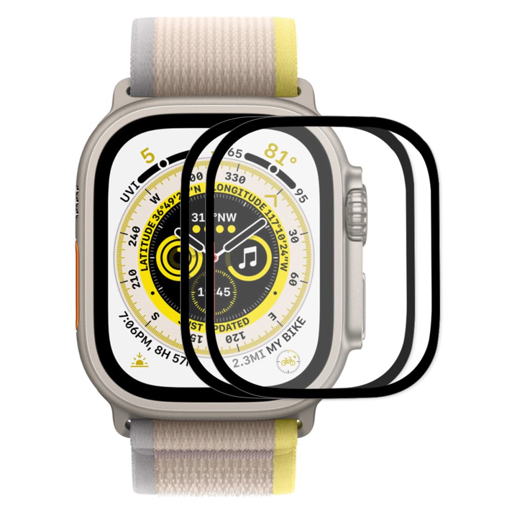 ENKAY ENKAY Apple Watch Ultra 49 mm 2-PACK Skärmskydd Härdat Glas