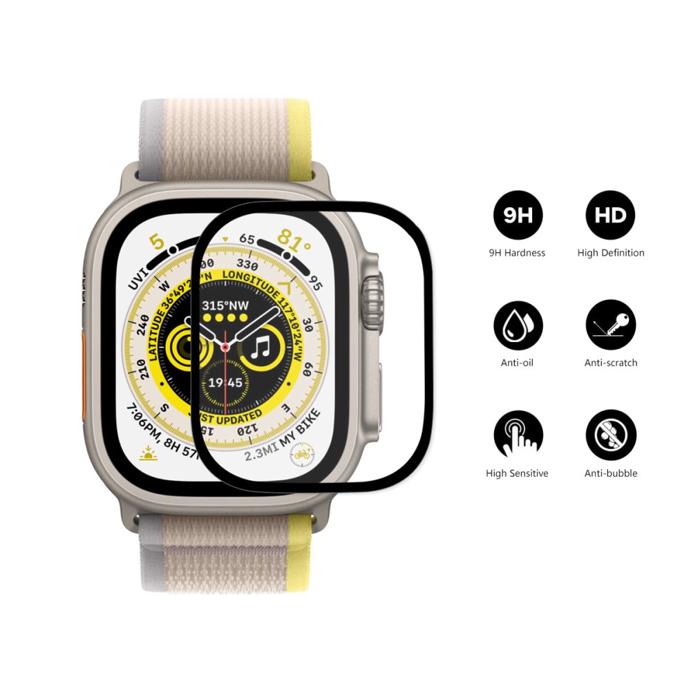 ENKAY ENKAY Apple Watch Ultra 49 mm 2-PACK Skärmskydd Härdat Glas