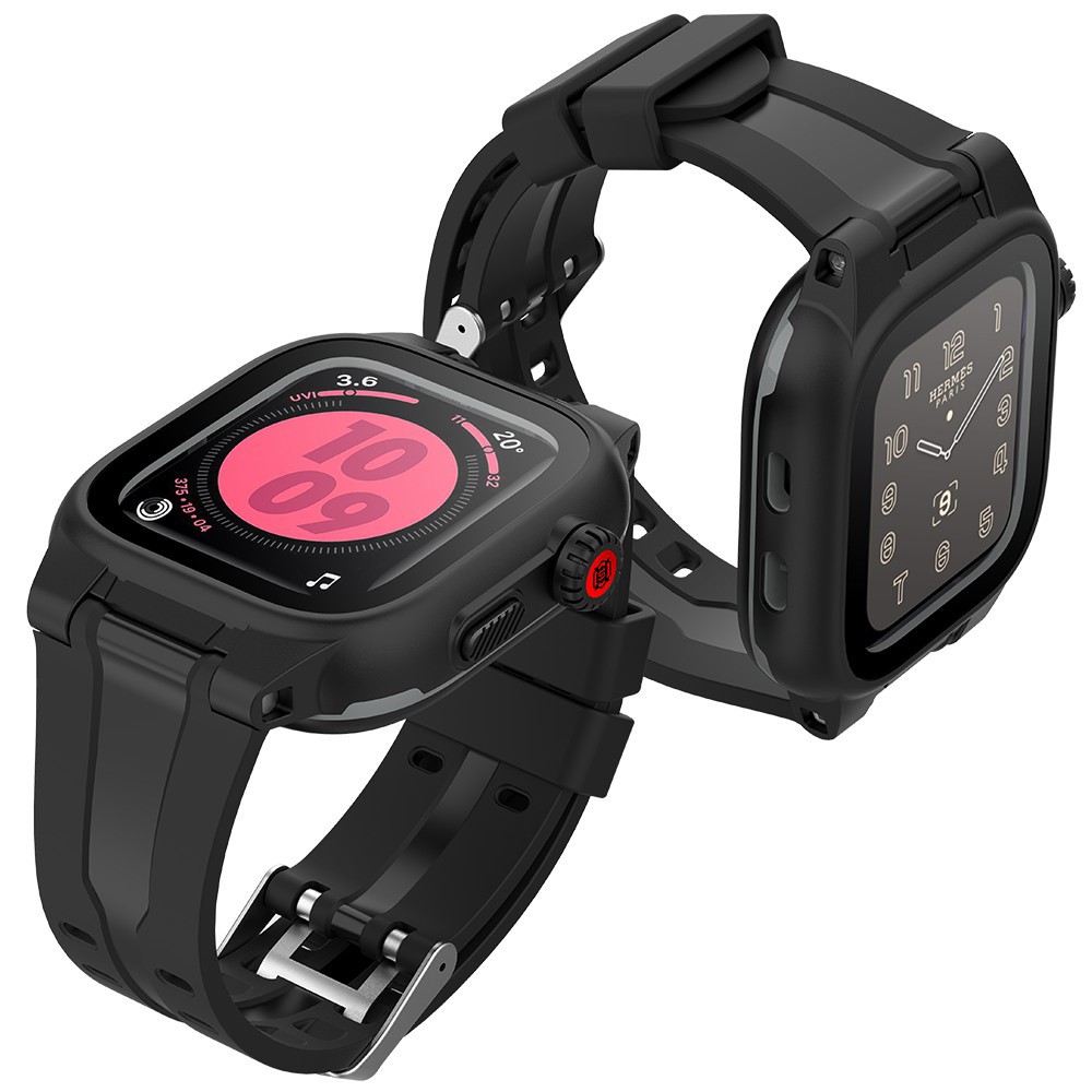 ShellBox ShellBox Armband Apple Watch 42 mm Vattentätt Skal Svart