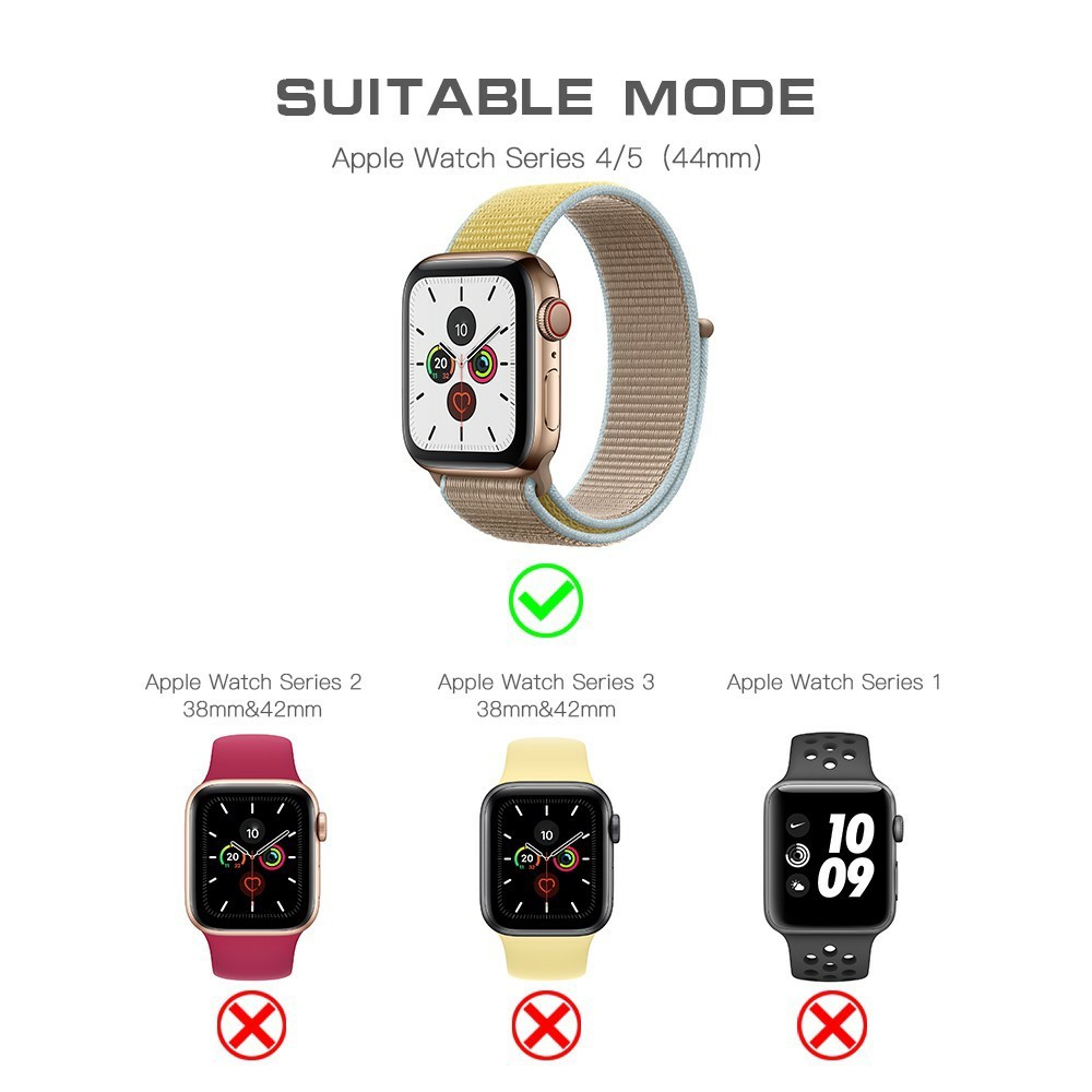 ShellBox ShellBox Armband Apple Watch 44 mm Vattentätt Skal Svart