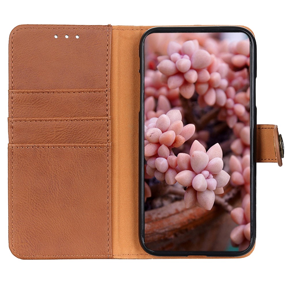 KHAZNEH KHAZNEH Google Pixel 8A Fodral Läder Brun