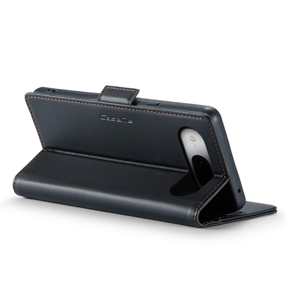 CASEME CASEME Google Pixel 8A Fodral Läder RFID Svart