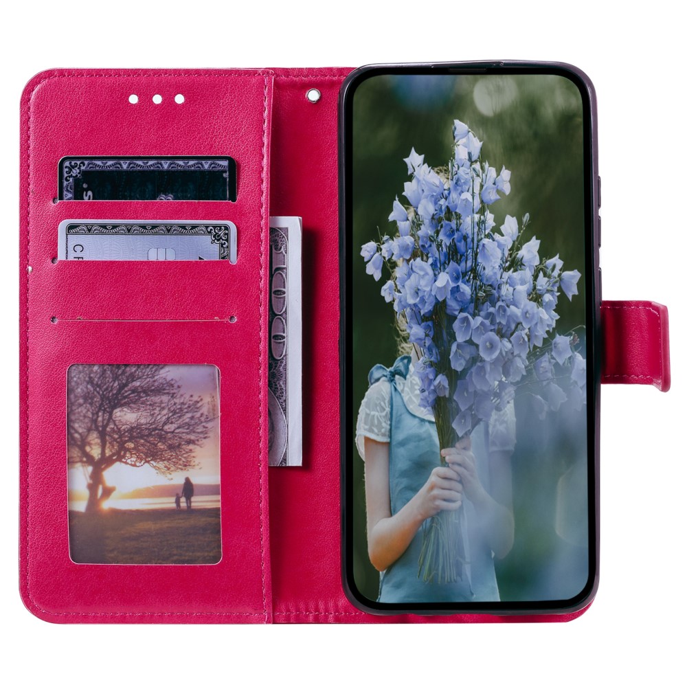  Motorola Moto G04 4G/G24 4G Fodral Mandala Rosa