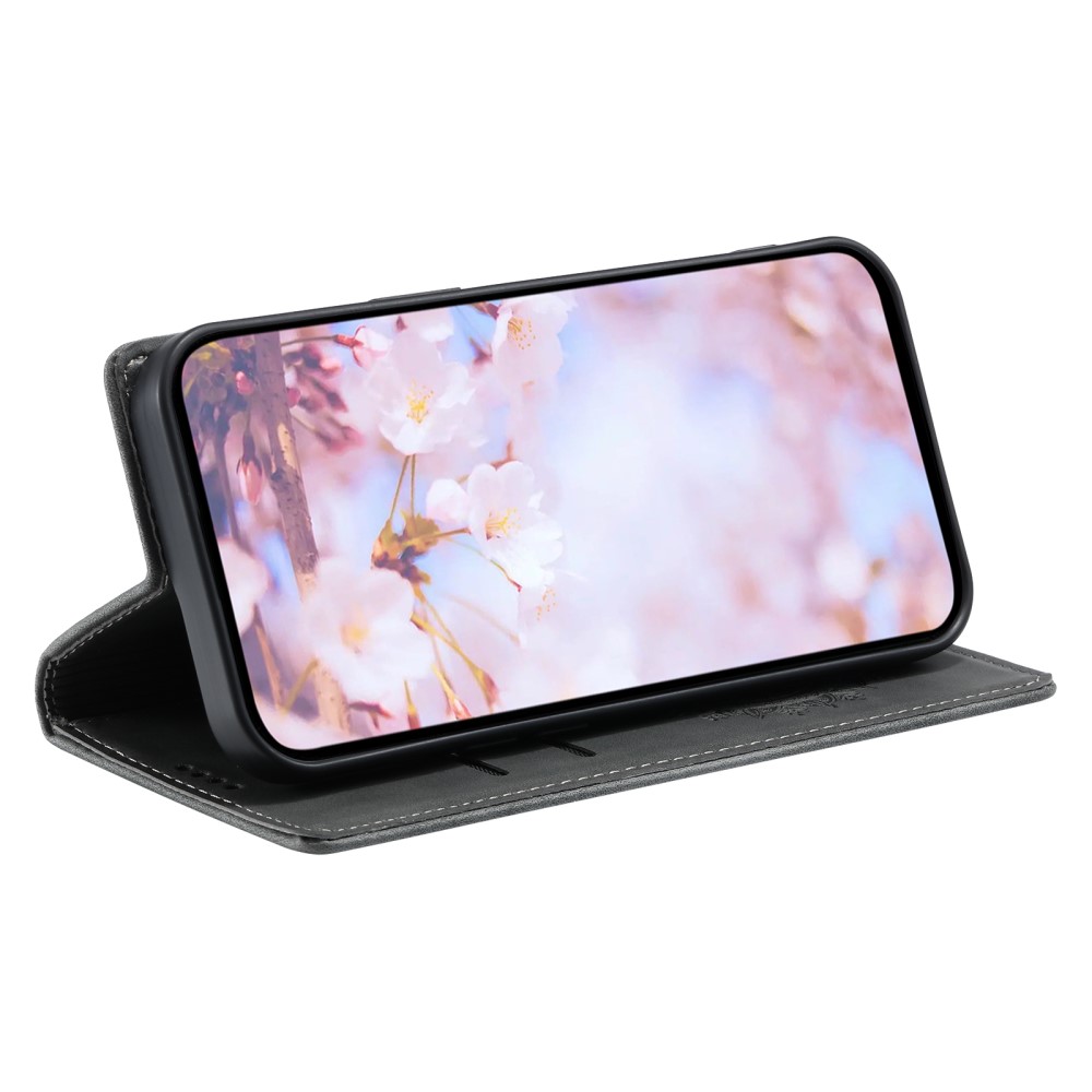  Motorola Moto G04 4G/G24 4G Fodral Filp Mandala Grå