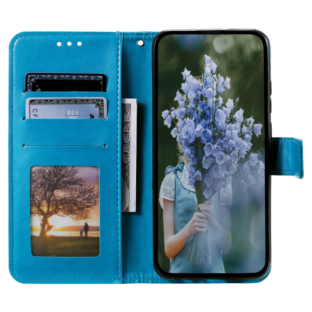  Sony Xperia 1 VI Mandala Läder Fodral Blå