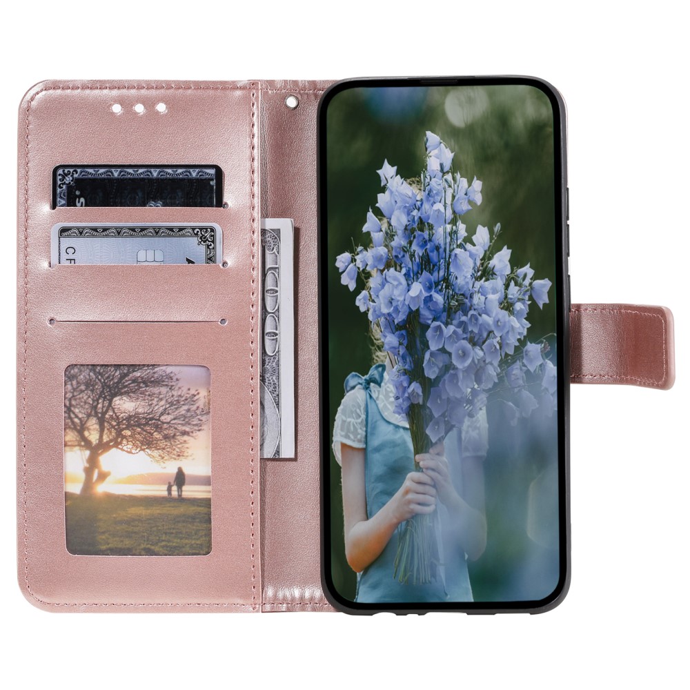  Sony Xperia 1 VI Mandala Läder Fodral Roséguld