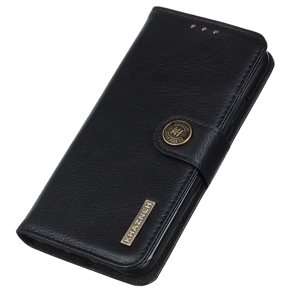 KHAZNEH KHAZNEH Motorola Moto G04 4G/G24 4G Läder Fodral Svart