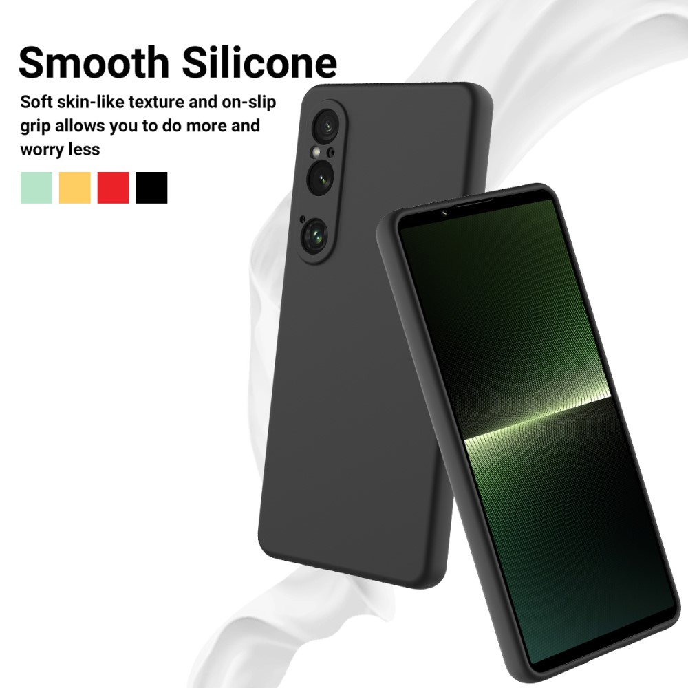  Sony Xperia 1 VI Silikon Skal Svart